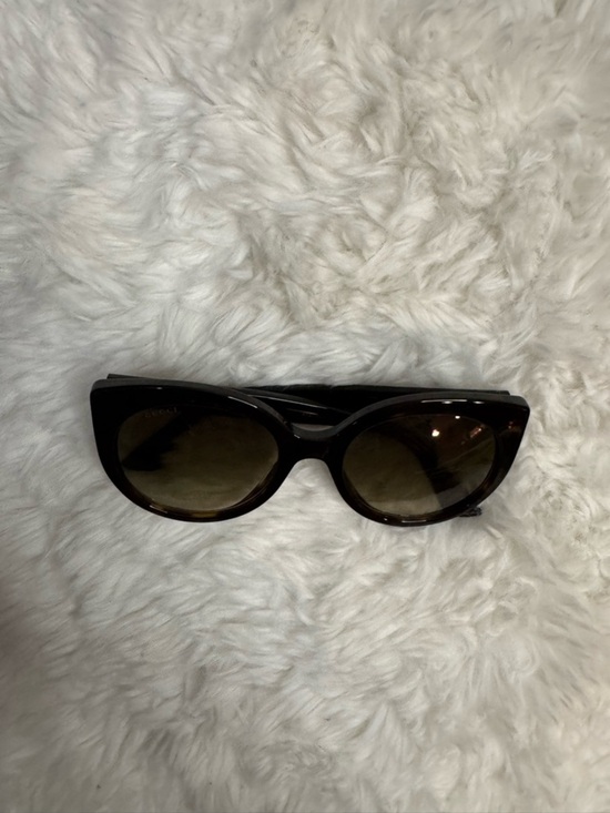 Gucci Dark Brown Cat Eye Sunglasses main image 7